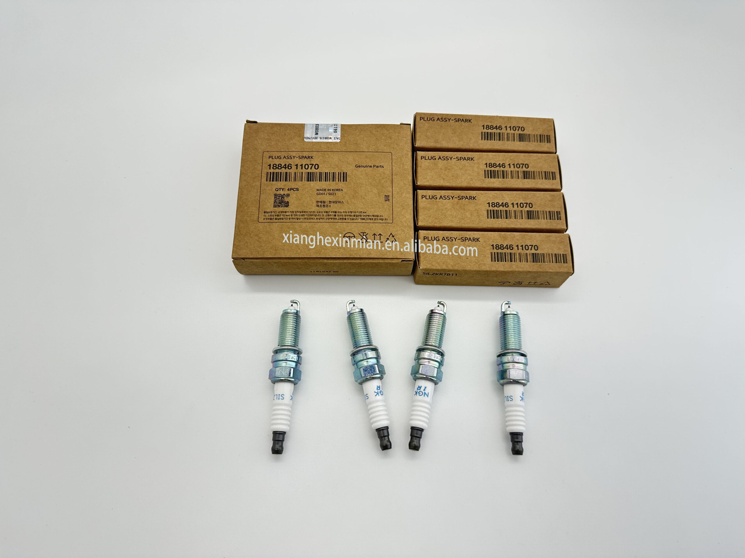 Spark plugs for Hyundai and Kia automobile parts Part number: 18846 11070/ 18846-11070