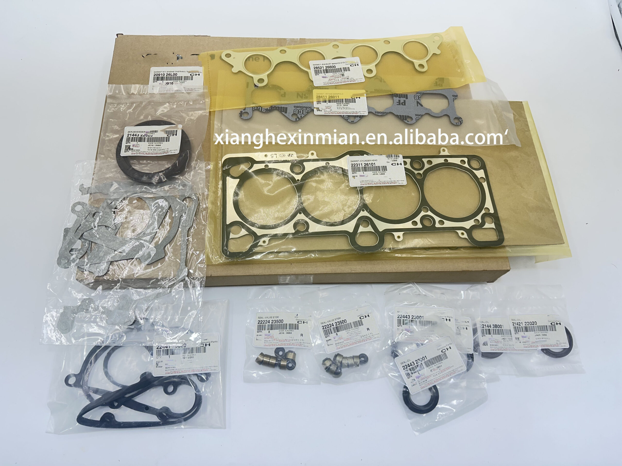 Hyundai and Kia Auto Parts: Engine Overhaul Washer Kit Part Number: 20910 26L00/20910-26L00