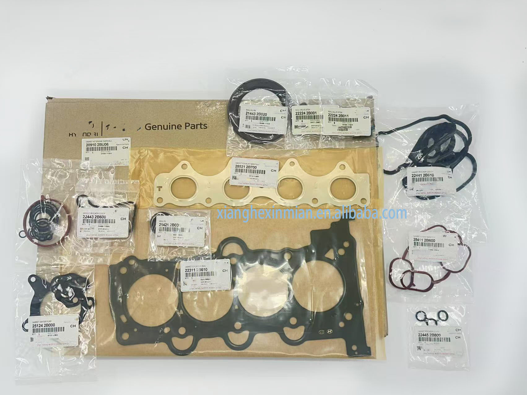 Hyundai and Kia Auto Parts: High-quality Engine Overhaul Washer Kit OEM: 20910 2BU06/20910-2BU06