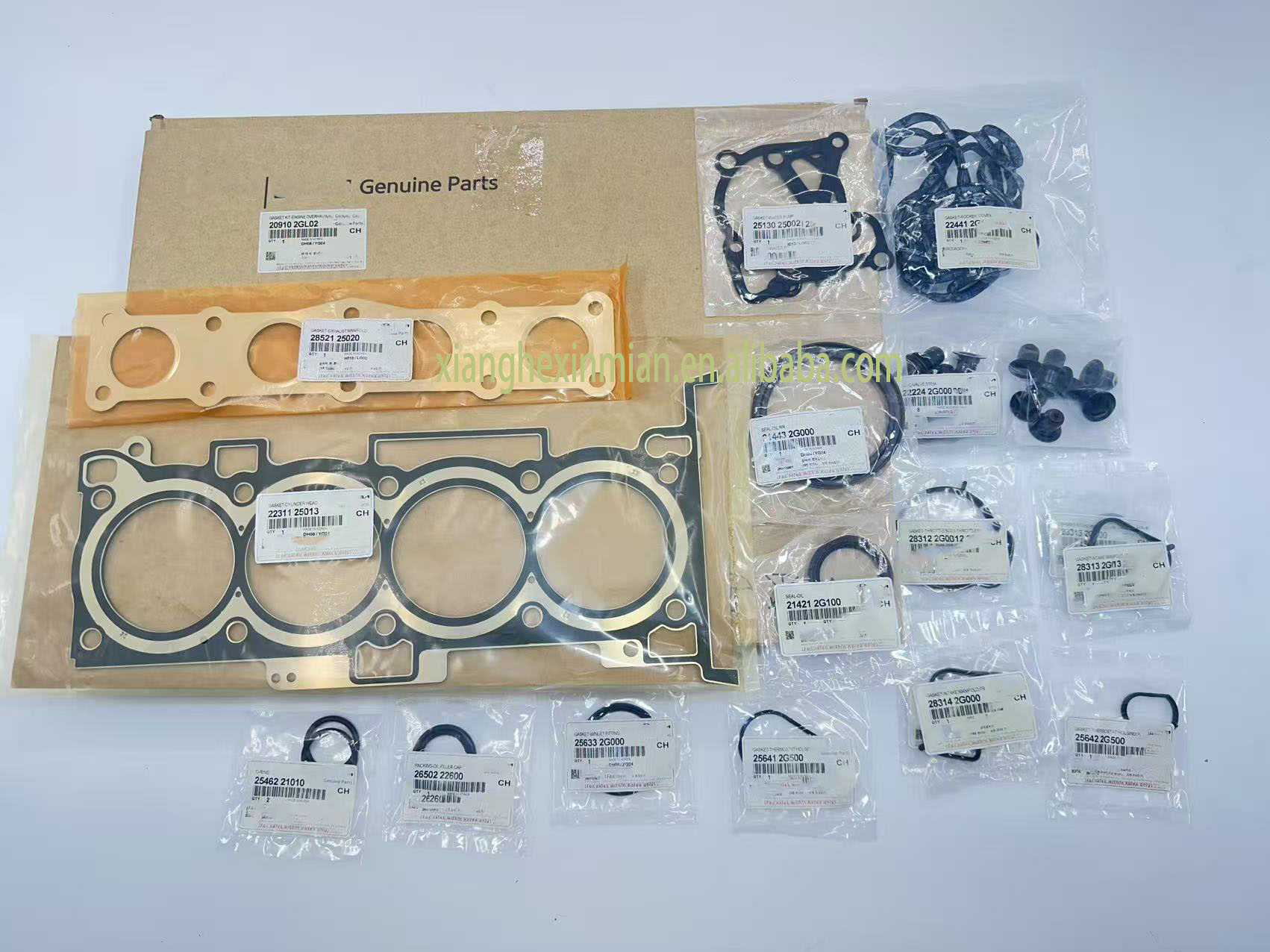 Hyundai and Kia Auto Parts: High-quality Engine Overhaul Washer Kit OEM: 20910 2GL02/20910-2GL02