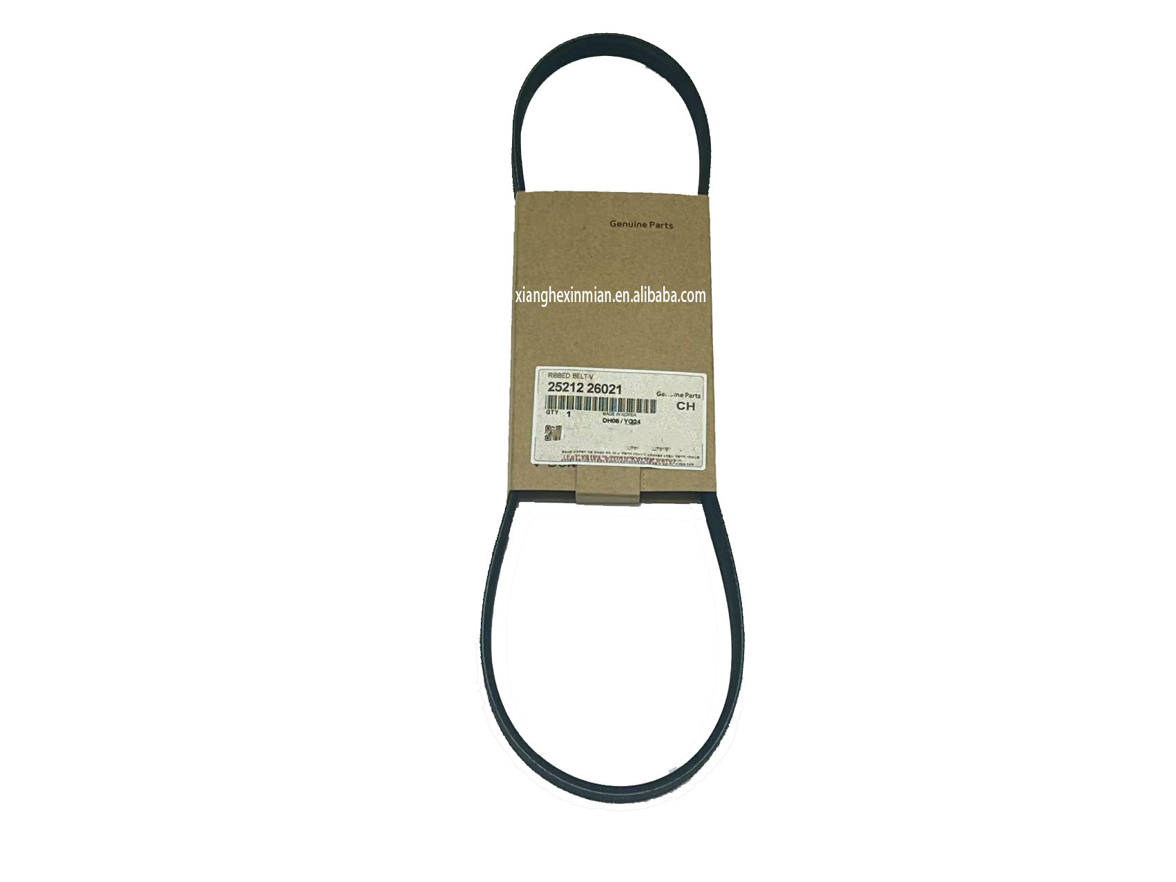 Hyundai and Kia Auto Parts: High-quality Alternator Belt Part Number: 25212 26021/25212-26021