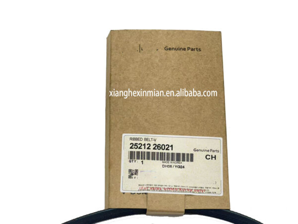 Hyundai and Kia Auto Parts: High-quality Alternator Belt Part Number: 25212 26021/25212-26021 - Image 2