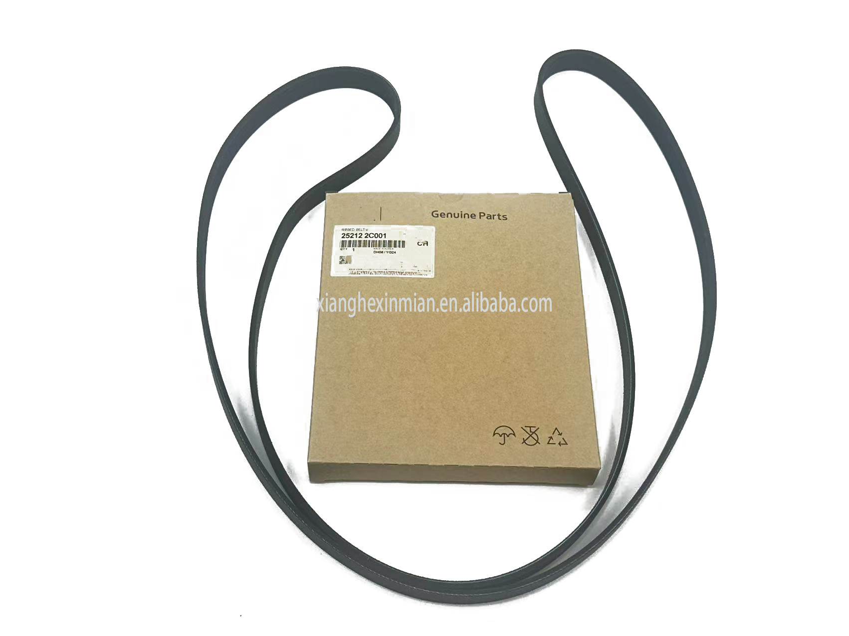 Hyundai and Kia Auto Parts: High-quality Alternator Belt Part Number: 25212 2C001/25212-2C001