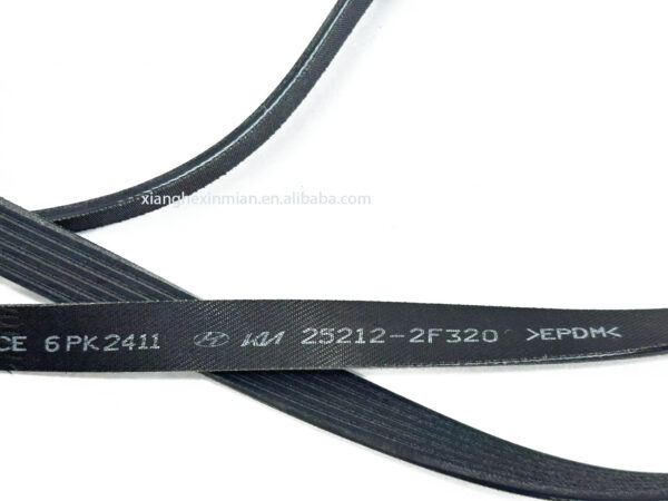 Hyundai and Kia Auto Parts: High-quality Alternator Belt Part Number: 25212 2F320/25212-2F320 - Image 3