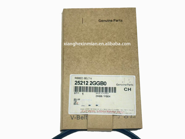 Hyundai and Kia Auto Parts: High-quality Alternator Belt Part Number: 25212 2GGB0/25212-2GGB0 - Image 2
