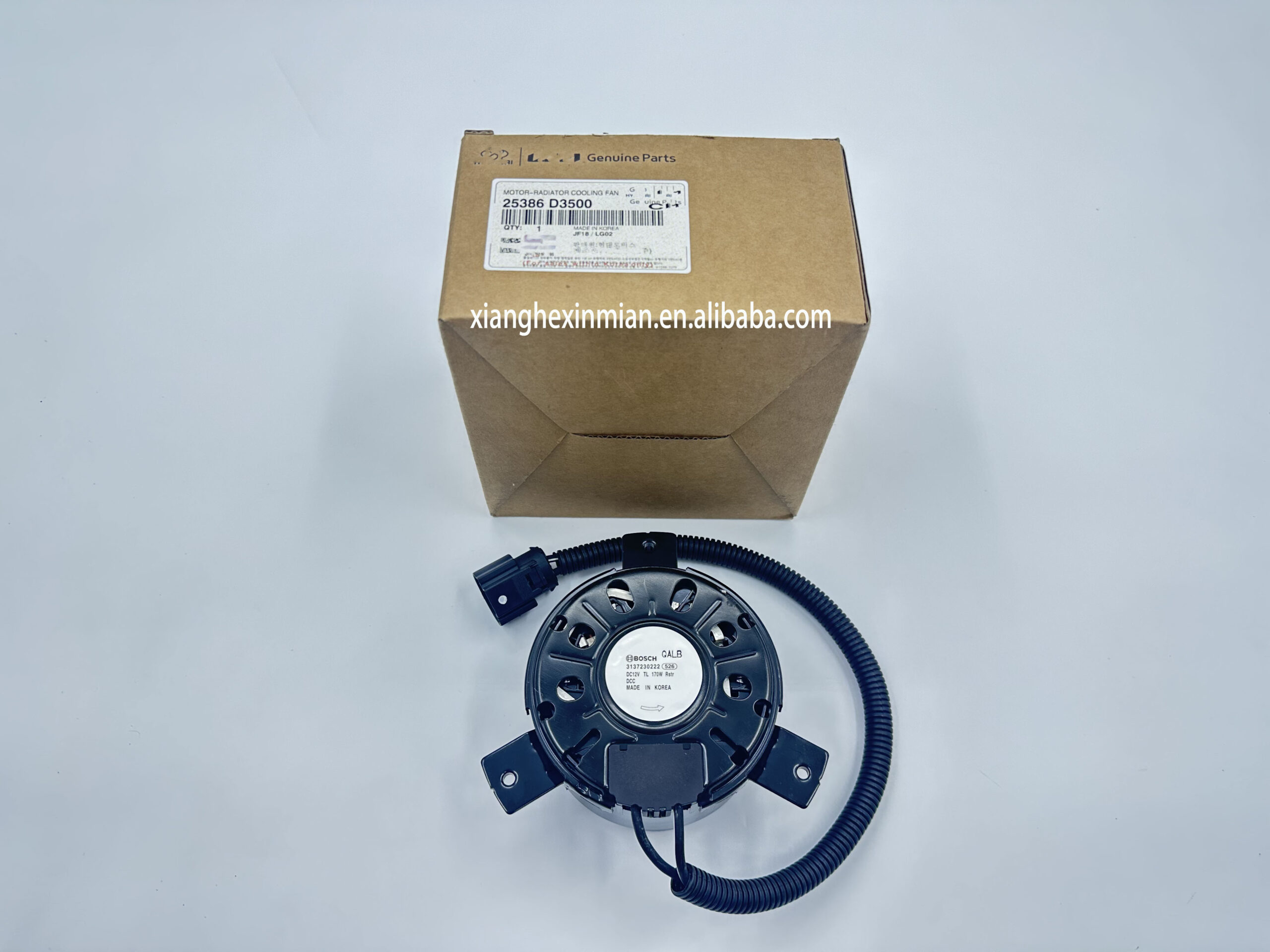 Hyundai and Kia Auto Parts: Electric Fan Motor Part Number: 25386 D3500 / 25386-D3500