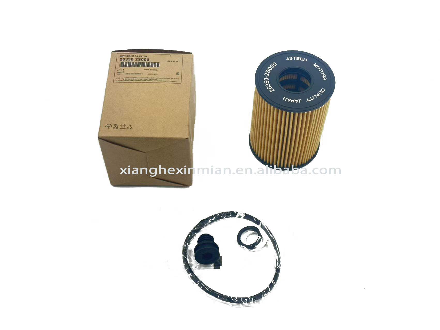 Hyundai and Kia auto parts: Oil filter Part number: 26350 2S000 / 26350-2S000