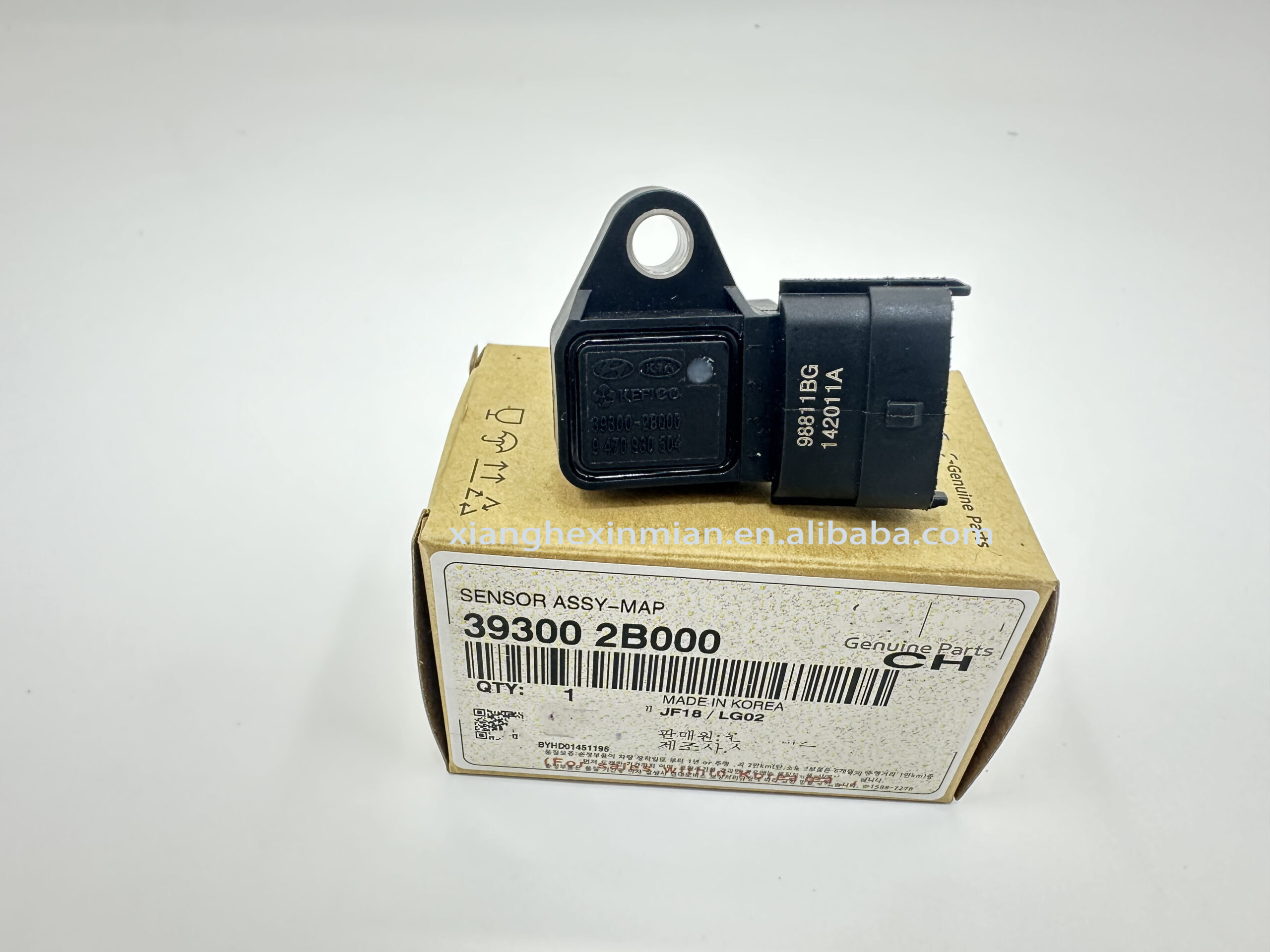 Hyundai and Kia auto parts: Manifold Absolute Pressure (MAP) Sensor Part number: 39300 2B000 / 39300-2B000