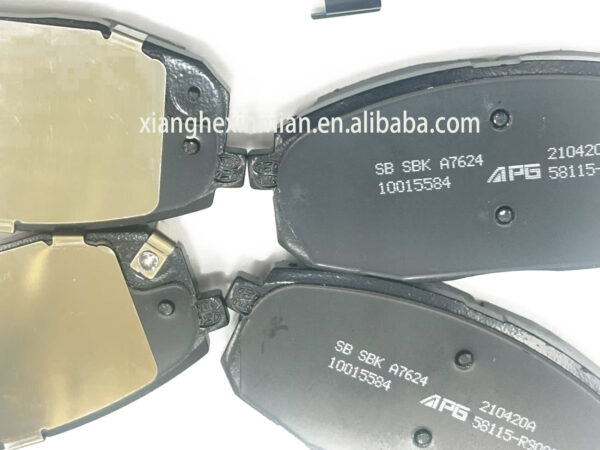 Hyundai and Kia Auto Parts: Front Disc Brake Pad Kit Part Number: 58101 1MA00/58101-1MA00 - Image 5